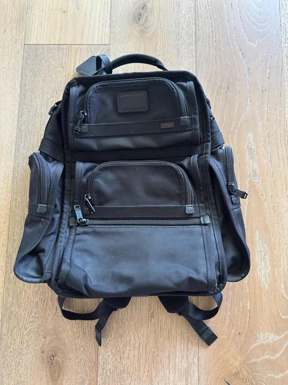 Tumi Black Men's Organizer Backpack